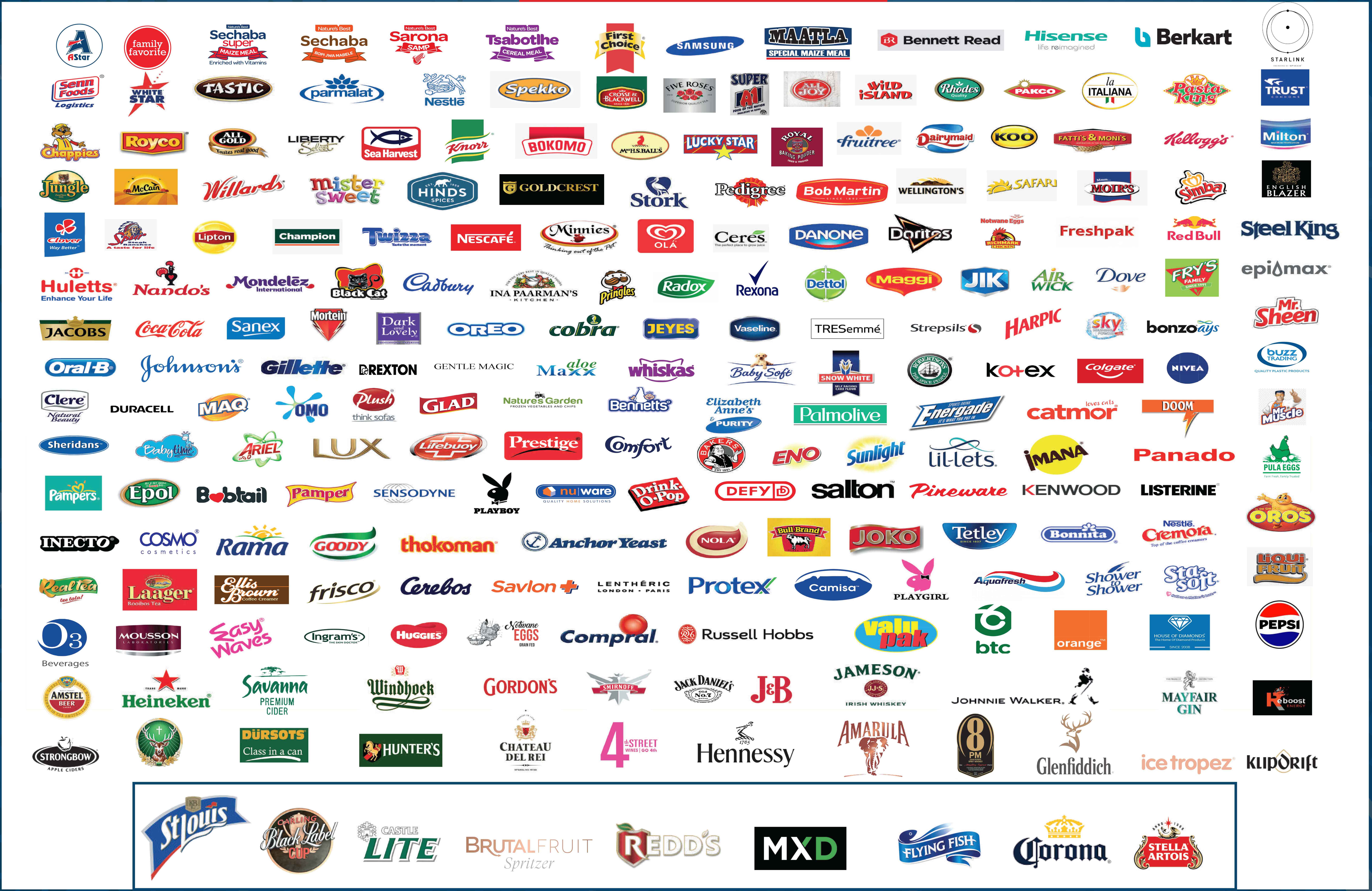 Participating brands wall — 200+ brands on promotion